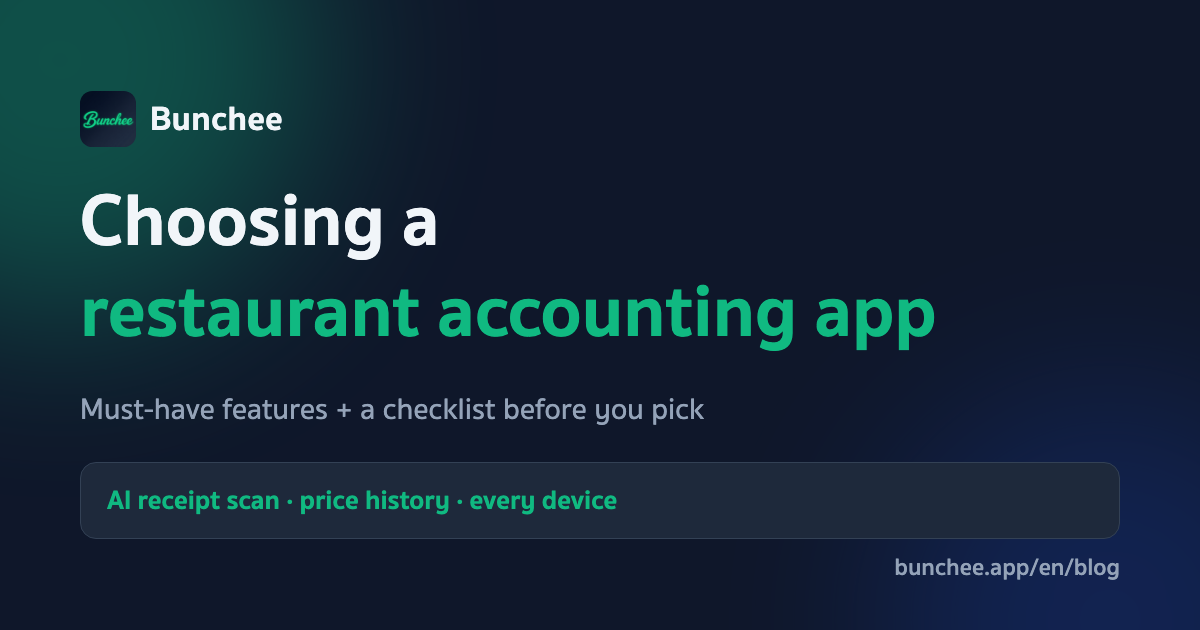 How to choose a restaurant accounting app